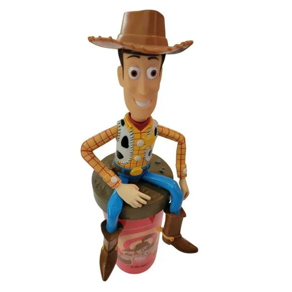 Disney Parks Exclusive Woody Souvenir Sippy Cup Toy Story 2 Bullseye Pixar - Picture 9 of 12